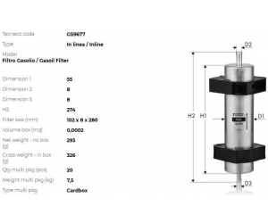 GS9677 TECNECO FILTERS 
